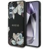 54717 guess grained flowers magsafe guhms25spgnmplmk kryt pre samsung galaxy s25 cierny