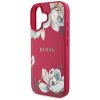 58581 3 guess grained flowers magsafe kryt pre iphone 16 fuksiovy