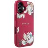 58581 2 guess grained flowers magsafe kryt pre iphone 16 fuksiovy
