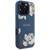58590 2 guess grained flowers magsafe kryt pre iphone 16 pro max modry