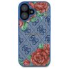 52089 1 guess hardcase 4g flower print magsafe puzdro guhmp16sp4ropemcb pre iphone 16 modre