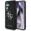 54651 guess hardcase 4g grained big and classic logo guhcs25mpgt4mbk kryt pre samsung galaxy s25 plus cierny