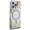 55068 3 guess hardcase resin bottom glitter magsafe guhmp16xrgrged tvrde puzdro s glitrovou zivicovou spodnou castou a magsafe pre iphone 16 pro max zlate