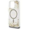 55068 1 guess hardcase resin bottom glitter magsafe guhmp16xrgrged tvrde puzdro s glitrovou zivicovou spodnou castou a magsafe pre iphone 16 pro max zlate