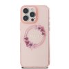 58347 2 guess iml flowers wreath magsafe kryt pre iphone 16 pro max ruzovy