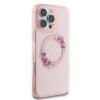 58347 3 guess iml flowers wreath magsafe kryt pre iphone 16 pro max ruzovy