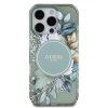 44127 2 guess iml kvetinovy kryt s kruhom a magsafe na iphone 16 pro max guhmp16xhfwbdcen zeleny