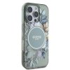 44127 3 guess iml kvetinovy kryt s kruhom a magsafe na iphone 16 pro max guhmp16xhfwbdcen zeleny