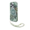 44211 1 guess iml kvetinovy kryt s perlovou snurkou a magsafe na iphone 16 pro guhmp16lhfwbrcesn zeleny