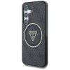 54765 4 guess iml metal glitter 4g circle triangle magsafe guhms25shg4prtgk kryt pre samsung galaxy s25 cierny