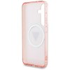 54768 4 guess iml metal glitter 4g circle triangle magsafe guhms25shg4prtgp kryt pre samsung galaxy s25 ruzovy