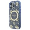 44169 4 guess iml pivonkovy kryt na 4g pozadi s magsafe na iphone 16 pro guhmp16lh4pyeeb modry