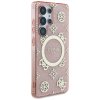 57837 2 guess kryt iml peony on 4g background s magsafe pre samsung galaxy s25 ultra ruzovy