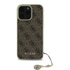 46767 1 guess pevny kryt 4g charms collection na iphone 16 pro guhcp16lgf4gbr hnedy