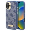 42921 guess pevny kryt 4g s logom a magsafe na iphone 16 plus guhmp16mu4gprb modry