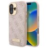 42927 guess pevny kryt 4g s logom a magsafe na iphone 16 plus guhmp16mu4gprp ruzovy