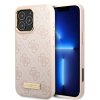 42903 guess pevny kryt 4g s logom a magsafe na iphone 16 pro max guhmp16xu4gprp ruzovy