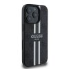 45405 3 guess pevny kryt 4g s potlacenymi pruhmi a magsafe na iphone 16 pro guhmp16lp4rpsk cierny