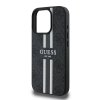 45405 4 guess pevny kryt 4g s potlacenymi pruhmi a magsafe na iphone 16 pro guhmp16lp4rpsk cierny