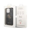 45924 6 guess pevny kryt 4g s velkym kovovym logom na iphone 15 pro guhcp15l4gmggr sivy