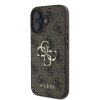 45534 3 guess pevny kryt 4g s velkym logom na iphone 16 plus guhcp16m4gmgbr hnedy