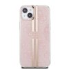 44928 2 guess pevny kryt iml 4g gold stripe na iphone 15 plus guhcp15mh4psegp ruzovy