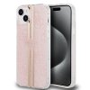 44928 guess pevny kryt iml 4g gold stripe na iphone 15 plus guhcp15mh4psegp ruzovy