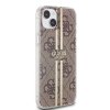 44922 3 guess pevny kryt iml 4g gold stripe na iphone 15 plus guhcp15mh4psegw hnedy