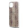 44922 4 guess pevny kryt iml 4g gold stripe na iphone 15 plus guhcp15mh4psegw hnedy