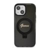 42597 2 guess ring stand script glitter magsafe guhmp15shrsgsk puzdro pre iphone 15 cierna