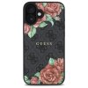 49569 1 guess tvrdy obal 4g flower print magsafe guhmp16sp4ropemck iphone 16 cierny