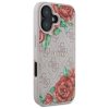 49578 3 guess tvrdy obal 4g flower print magsafe guhmp16sp4ropemcp iphone 16 ruzovy