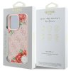 49590 6 guess tvrdy obal 4g flower print magsafe guhmp16xp4ropemcp iphone 16 pro max ruzovy
