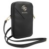 49155 2 guess universal phone pouch zip triangle 4g univerzalne puzdro na telefon guwbzpgstegk nastavitelny popruh zapinanie na zips cierne