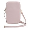 49158 3 guess universal phone pouch zip triangle 4g univerzalne puzdro na telefon guwbzpgstegp nastavitelny popruh zapinanie na zips ruzove