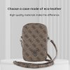49158 5 guess universal phone pouch zip triangle 4g univerzalne puzdro na telefon guwbzpgstegp nastavitelny popruh zapinanie na zips ruzove