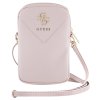 49158 1 guess universal phone pouch zip triangle 4g univerzalne puzdro na telefon guwbzpgstegp nastavitelny popruh zapinanie na zips ruzove