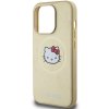57435 2 hello kitty kryt hardcase leather kitty head s magsafe pre iphone 13 pro zlaty