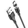 8335 hoco nabijaci kabel sereno x52 magneticky konektor usb a na usb typu c 12 w 2 4 a 1 0 m cierny