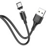 8335 2 hoco nabijaci kabel sereno x52 magneticky konektor usb a na usb typu c 12 w 2 4 a 1 0 m cierny
