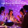 40727 2 joyroom bezdrotovy reproduktor maya series jr ms02 bluetooth 5 1 rgb led svetla 4400 mah cierna