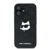 53715 2 karl lagerfeld hardcase leather monogram klhcp16spgklchpk puzdro na iphone 16 choupette head pin