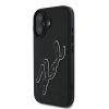 45693 karl lagerfeld 3d design kryt na iphone 16 klhcp16s3drksdlk rubber signature