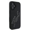 45693 2 karl lagerfeld 3d design kryt na iphone 16 klhcp16s3drksdlk rubber signature