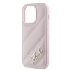 46089 1 karl lagerfeld diagonal quilted script kryt na iphone 14 pro klhcp14lpqdsmgp ruzovy