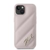 46062 2 karl lagerfeld diagonal quilted script kryt na iphone 15 plus klhcp15mpqdsmgp ruzovy