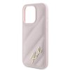 46047 1 karl lagerfeld diagonal quilted script kryt na iphone 15 pro klhcp15lpqdsmgp ruzovy