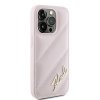 46047 6 karl lagerfeld diagonal quilted script kryt na iphone 15 pro klhcp15lpqdsmgp ruzovy
