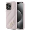 46047 karl lagerfeld diagonal quilted script kryt na iphone 15 pro klhcp15lpqdsmgp ruzovy