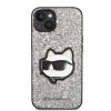 48432 2 karl lagerfeld hardcase glitter klhcp14mg2cps kryt na iphone 14 plus strieborny choupette patch